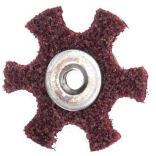 Abrasotex Surface Preparation Star, 3" Dia., Medium Grit, Aluminum Oxide R.M.G. Prévention
