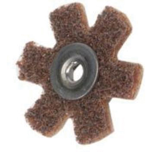Abrasotex Surface Preparation Star, 1-1/2" Dia., Coarse Grit, Aluminum Oxide R.M.G. Prévention