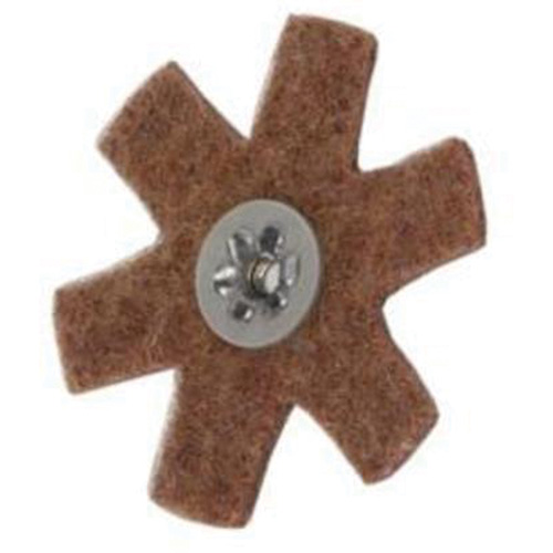Abrasotex Surface Preparation Star, 3" Dia., Coarse Grit, Aluminum Oxide R.M.G. Prévention