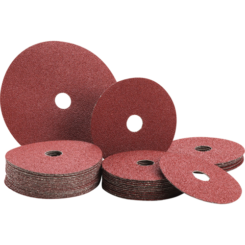Disques en fibre, C&eacute;ramique, 36, 5" Dia x 7/8" Arbre R.M.G. Prévention