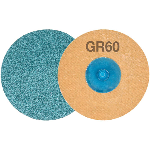 TWIST TOPCUT Sanding Disc, 3" Dia., 60 Grit, Zirconium R.M.G. Prévention