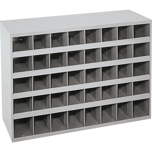 Armoires pour bacs de rangement en acier, 33-3/4" la x 12" p x 23-7/8" h, Gris R.M.G. Prévention