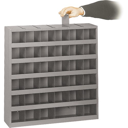 Adjustable Storage Bin Cabinet, Steel, 36 Drawers, 23-3/4" x 4-3/4" x 23-3/4", Grey R.M.G. Prévention