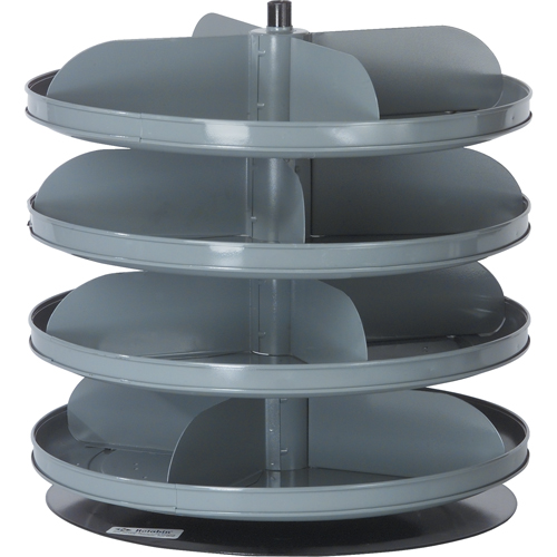 Modules de stockage Rotabin, 60 lb Capacit&eacute; par niveau, 4 Niveau(x), 18-1/2" ha x 17" dia R.M.G. Prévention