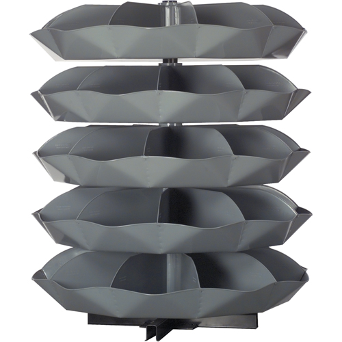 Modules de stockage Rotabin, 625 lb Capacit&eacute; par niveau, 4 Niveau(x), 45" ha x 44" dia R.M.G. Prévention