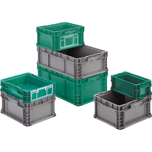 StakPak Plus 4845 System Containers, 7-2/5" W x 12" D x 5" H, Medium Green R.M.G. Prévention