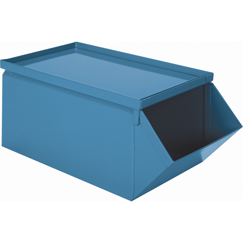 Bacs Stackbins en acier - Couvercle dessus R.M.G. Prévention