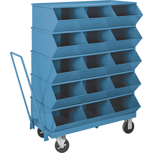 Bacs sectionnels superposables Stackbin - Chariots R.M.G. Prévention