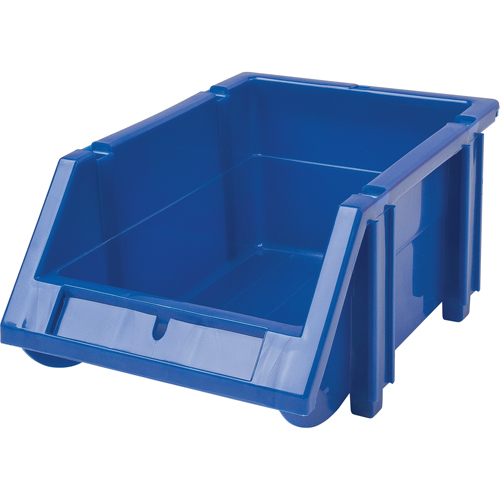Bac empilable & &agrave; suspendre, 4-13/16" la, 3-3/16" h x 7-1/8" p, Bleu R.M.G. Prévention