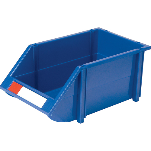 Bac empilable & &agrave; suspendre, 8-3/16" la, 6-3/16" h x 14" p, Bleu R.M.G. Prévention