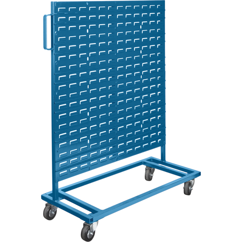 Supports mobiles pour contenants - &agrave; un c&ocirc;t&eacute;, &agrave; un c&ocirc;t&eacute;, 36" la x 16" p x 46-1/2" h R.M.G. Prévention