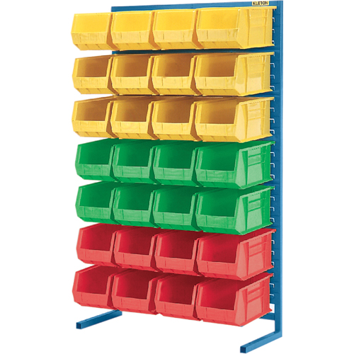 Supports fixes pour contenants - &agrave; un cot&eacute; - Support seulement, 36" la x 12" p x 61" h R.M.G. Prévention