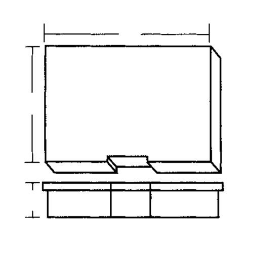 Boîte &agrave; compartiments, Plastique, 15-1/2" la x 11-3/4" p, 2-1/2" h, Gris R.M.G. Prévention