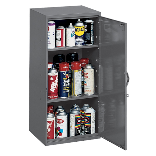 Armoires utilitaires, Acier, 2 Tablettes, 30" h x 13-3/4" la x 12-3/4" P, Gris R.M.G. Prévention