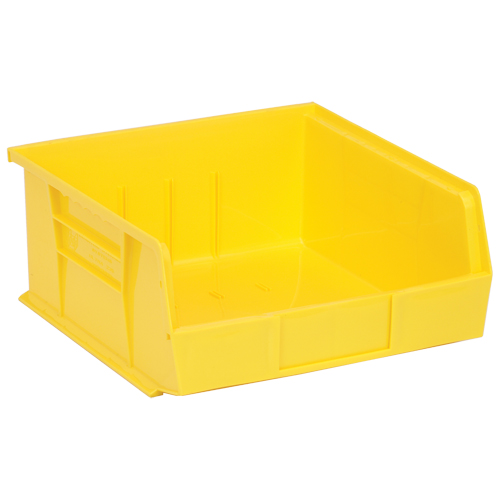 Bacs ultra empilable & suspendable, 11" la, 5" h x 10-7/8" p, Jaune R.M.G. Prévention