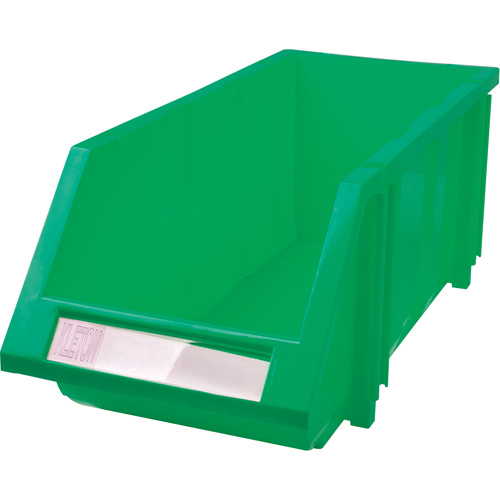 Stack & Hang Bin, 7-7/8" W x 7" H x 17-11/16" D, Green R.M.G. Prévention
