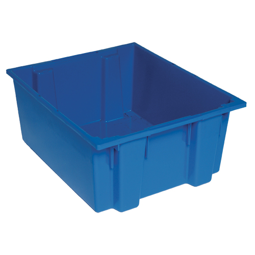 Stack & Nest Totes, 10" x 23.5" x 19.5", Blue R.M.G. Prévention