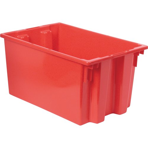 Contenants Stack & Nest, 12" x 23,5" x 15,5", Rouge R.M.G. Prévention