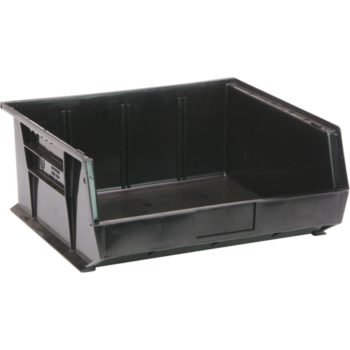 Contenant recycl&eacute; &eacute;cologique, 11" la, 5" h x 10-7/8" p, Noir R.M.G. Prévention
