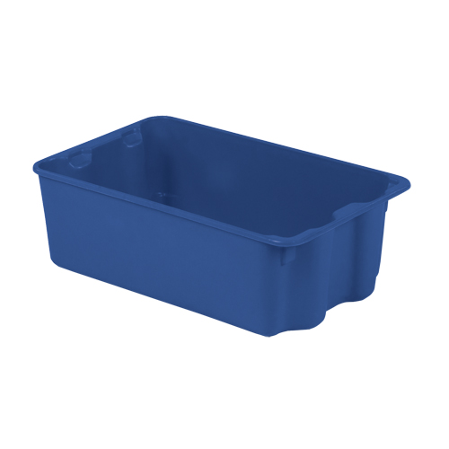Contenants Stack-N-Nest Polylewton, 7,9" x 24" x 14,1", Bleu R.M.G. Prévention