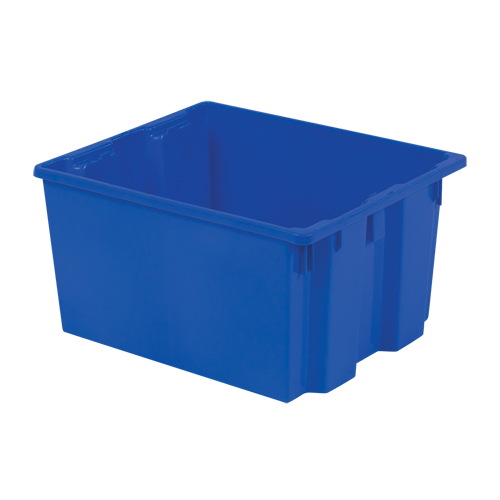 Contenants Stack-N-Nest Polylewton, 13" x 24" x 20", Bleu R.M.G. Prévention