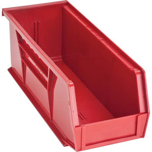 Ultra Stack & Hang Bin, 4-1/8" W x 4" H x 10-7/8" D, Red R.M.G. Prévention