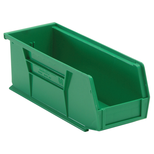 Ultra Stack & Hang Bin, 4-1/8" W x 4" H x 10-7/8" D, Green R.M.G. Prévention