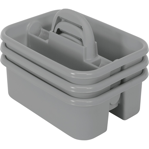 BOITE RANGEMENT,OUTILS,18 1/4X13 3/4X8 3/4,GRIS, 8-3/4" x 13-3/8" x 13-3/8", Gris R.M.G. Prévention