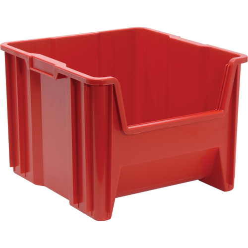 Giant Stacking Containers, 16.5" W x 17.5" D x 12.5" H, Red R.M.G. Prévention