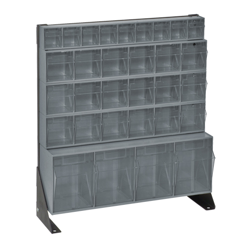 Support pour bacs basculants, 23-5/8" la x 8" p x 28" h, 31 tiroirs R.M.G. Prévention