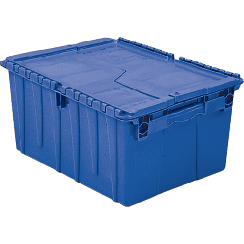 Contenants de distribution Flipak en plastique poly&eacute;thyl&egrave;ne (PE), 21,8" x 15,2" x 12,9", Bleu R.M.G. Prévention