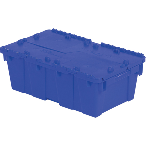 Contenants de distribution Flipak en plastique poly&eacute;thyl&egrave;ne (PE), 19,7" x 11,8" x 7,3", Bleu R.M.G. Prévention