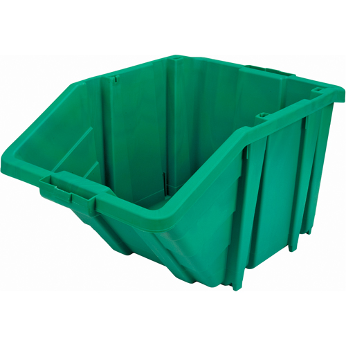 Bac g&eacute;ant en plastique, 15-1/2" la x 13" H x 25" p, Vert, Capacit&eacute; 200 lb R.M.G. Prévention