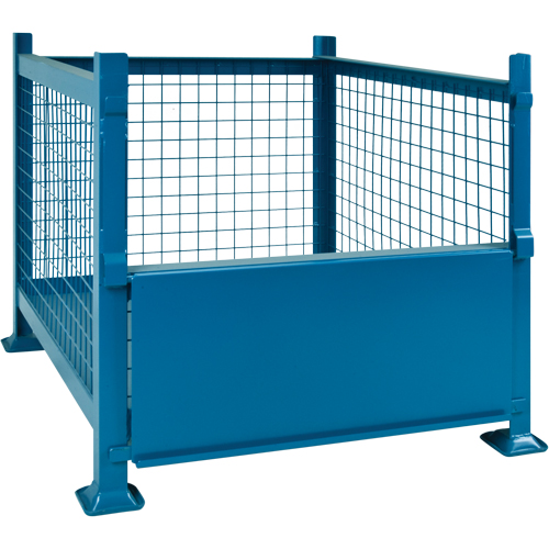 Bulk Stacking Containers, 34.5" W x 40.5" D x 30" H, 3000 lbs. Capacity R.M.G. Prévention
