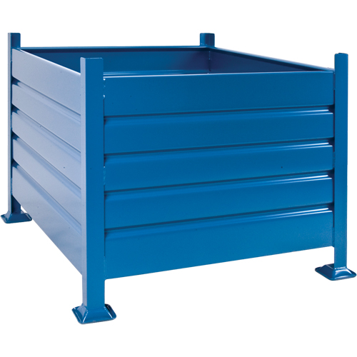 Bulk Stacking Containers, 30" H x 34.5" W x 40.5" D, 4500 lbs. Capacity R.M.G. Prévention