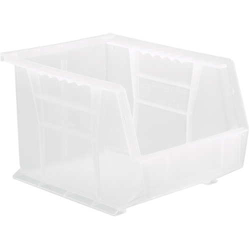 Clear-View Ultra Stack & Hang Bin, 8-1/4" W x 7" H x 10-3/4" D, Clear R.M.G. Prévention