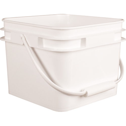 Seau carr&eacute;, Plastique, 2,1 gal. R.M.G. Prévention