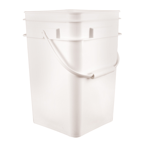 Square Pail, Plastic, 4.25 gal. R.M.G. Prévention