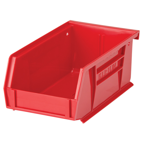 Stack & Hang Bin, 4-1/8" W x 3" H x 7-3/8" D, Red R.M.G. Prévention