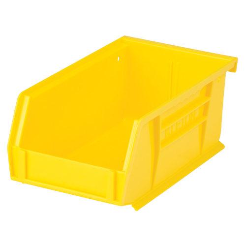 Bac empilable & &agrave; suspendre, 4-1/8" la, 3" h x 7-3/8" p, Jaune R.M.G. Prévention