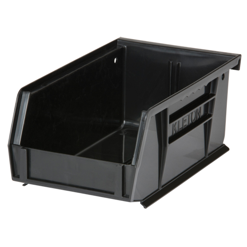 Stack & Hang Bin, 4-1/8" W x 3" H x 7-3/8" D, Black R.M.G. Prévention