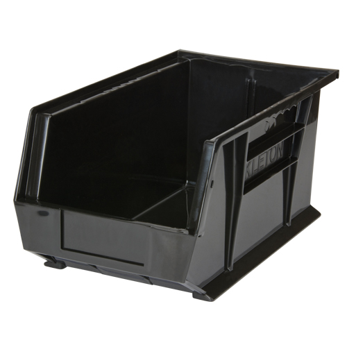 Stack & Hang Bin, 8-1/4" W x 7" H x 14-3/4" D, Black R.M.G. Prévention