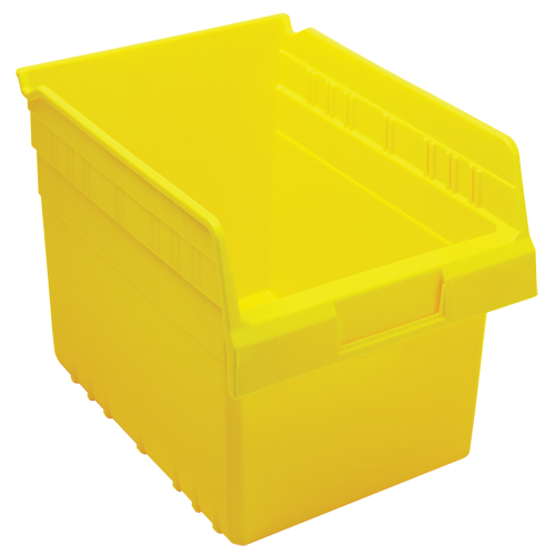 Bacs pour &eacute;tag&egrave;re Store-Max, 8-3/8" la x 8" H x 11-5/8" p, Jaune, Capacit&eacute; 44 lb R.M.G. Prévention