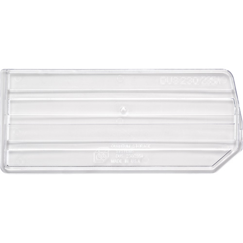 Diviseur pour bac empilable & &agrave; suspendre R.M.G. Prévention