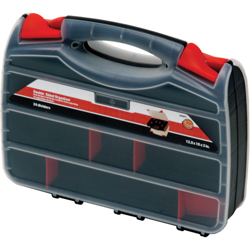 Boîte &agrave; compartiments en plastique, 10,25" la x 12,25" p x 3" h, 32 compartiments R.M.G. Prévention