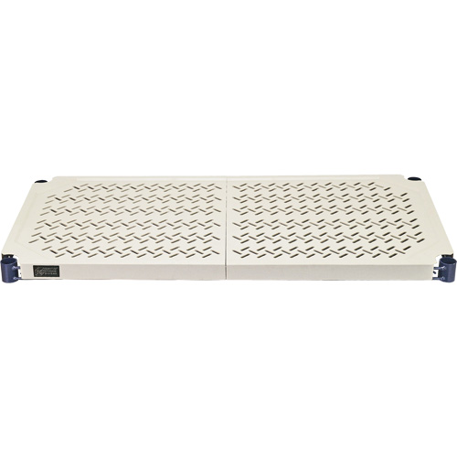 &eacute;tag&egrave;re en fils m&eacute;talliques avec tablettes en plastique, Cadre en fils m&eacute;talliques avec tablettes en plastique, Sans boulons, Capacit&eacute; 600 lb, 30" la x 72" h x 18" p R.M.G. Prévention