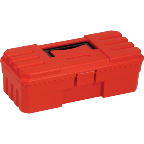 Coffre &agrave; outils, 12" la x 6" p x 4" h, Rouge R.M.G. Prévention