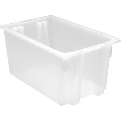 Contenant robuste Stack & Nest, 12" x 19,5" x 23,5", Transparent R.M.G. Prévention