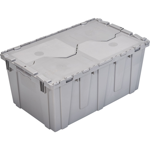 FP243C FliPak Nestable Tote, 26.9" x 16.9" x 12.1", Grey R.M.G. Prévention