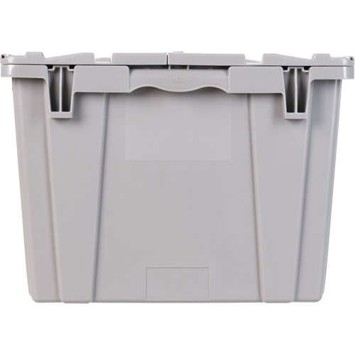 FP243C FliPak Nestable Tote, 26.9" x 16.9" x 12.1", Grey R.M.G. Prévention